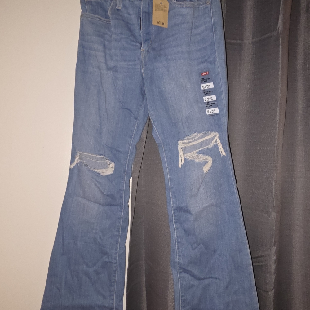 Levi's Women's Light Blue Flare Jeans